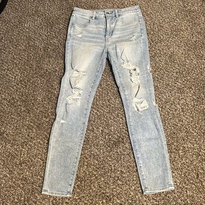 American Eagle high waisted skinny jean size 8